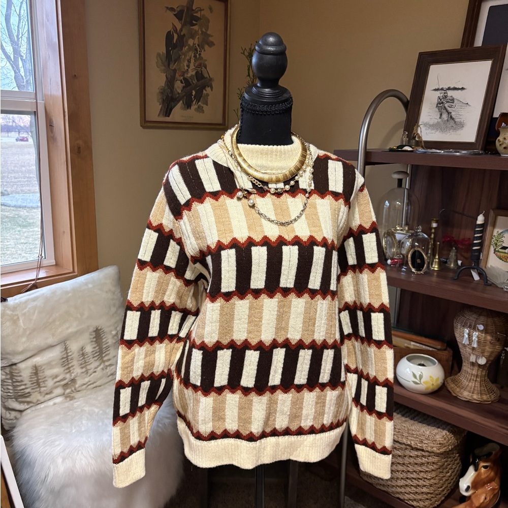 Vintage Wool Alps Knitmeister Crewneck Sweater